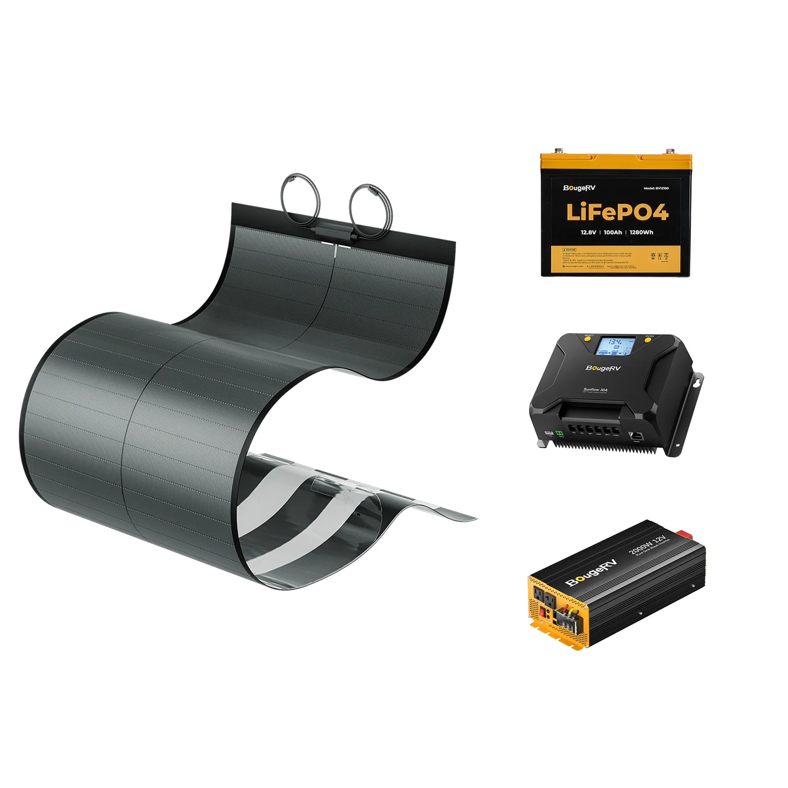 BougeRV 200W CIGS Adhesive Kit