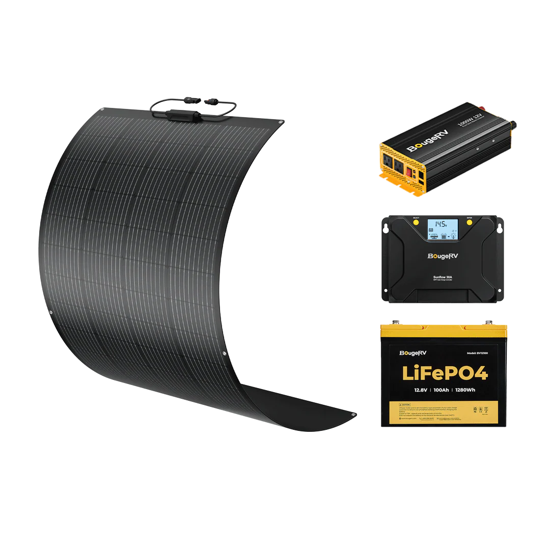 BougeRV 200W Flexible Kit