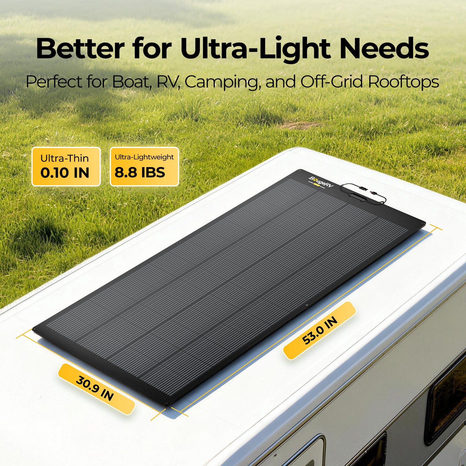 Built for ultra-light installs