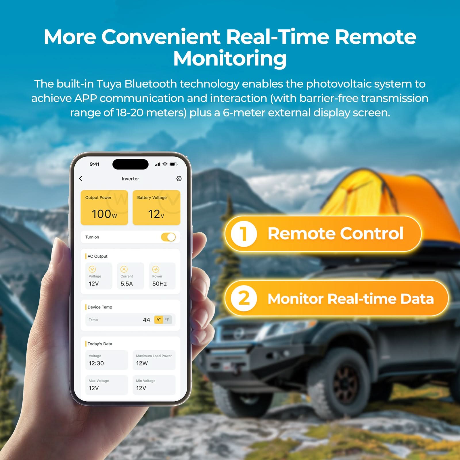 Monitor and control from your phone