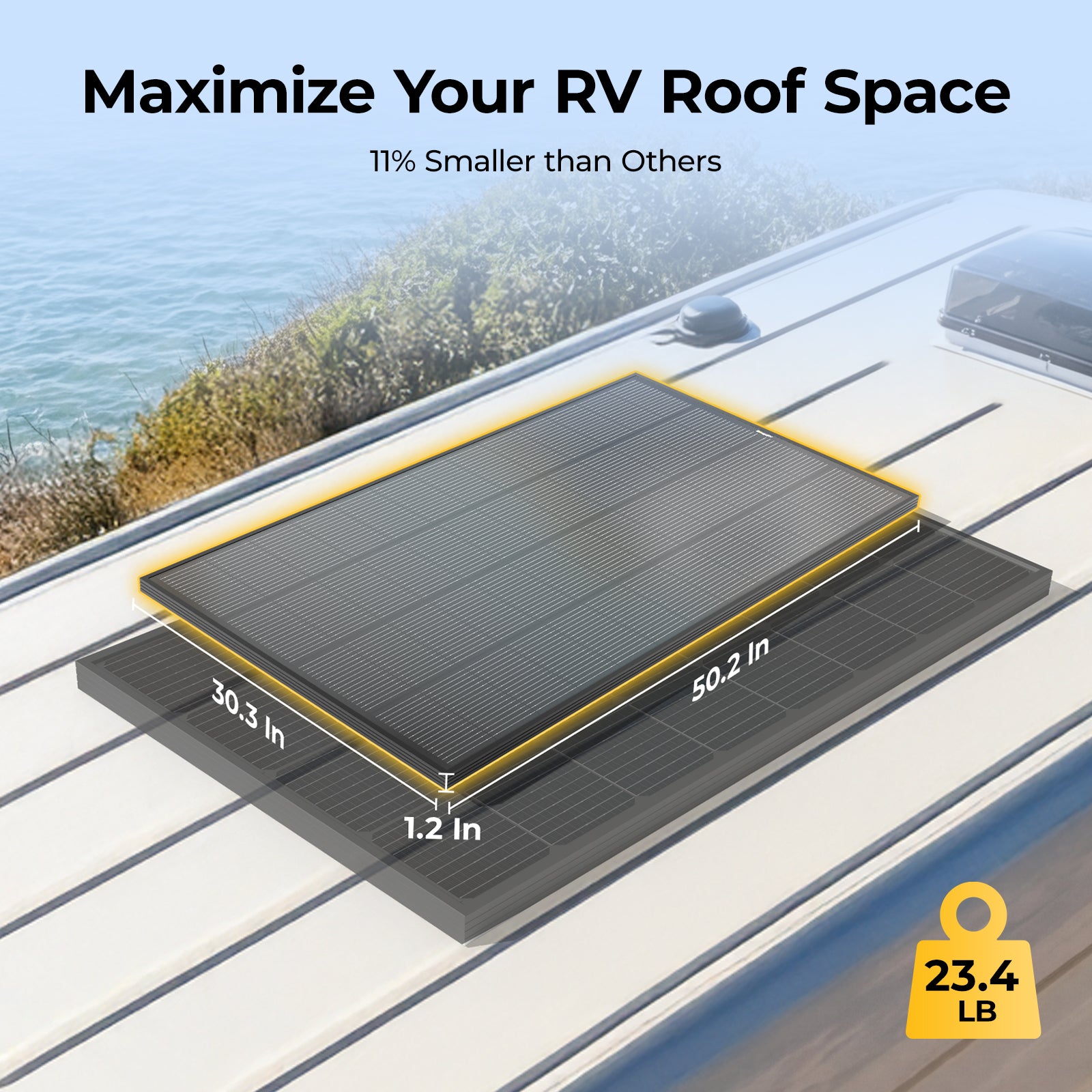 Compact for a tight roof