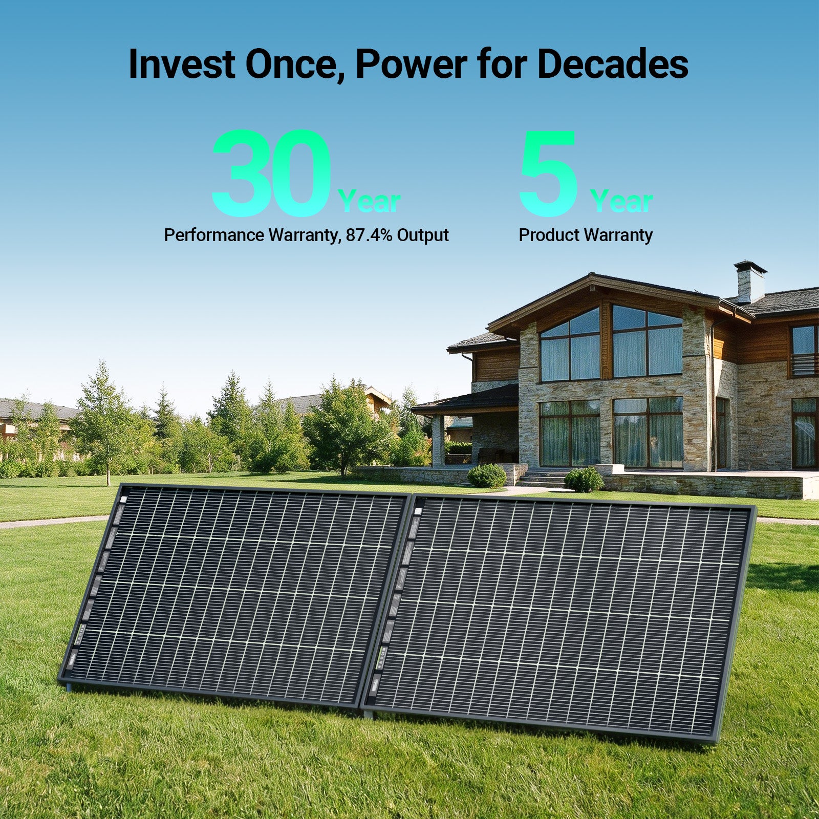 Invest once, power for decades