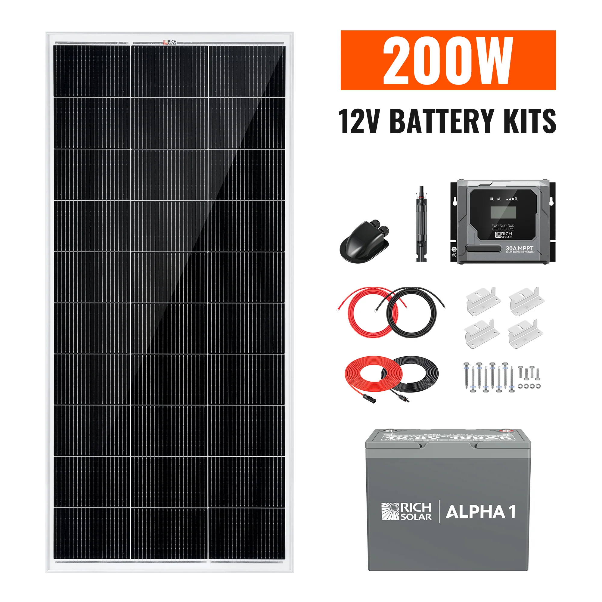 Rich Solar 200W Kit